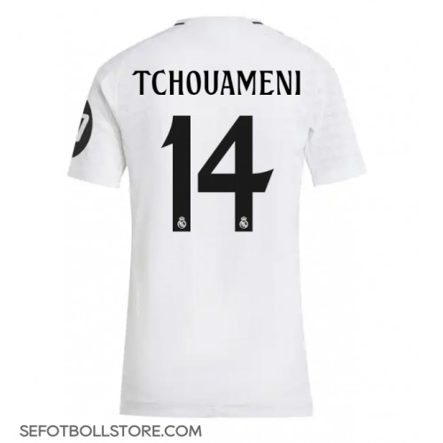 Real Madrid Aurelien Tchouameni #14 Replika Hemmatröja Dam 2024-25 Kortärmad